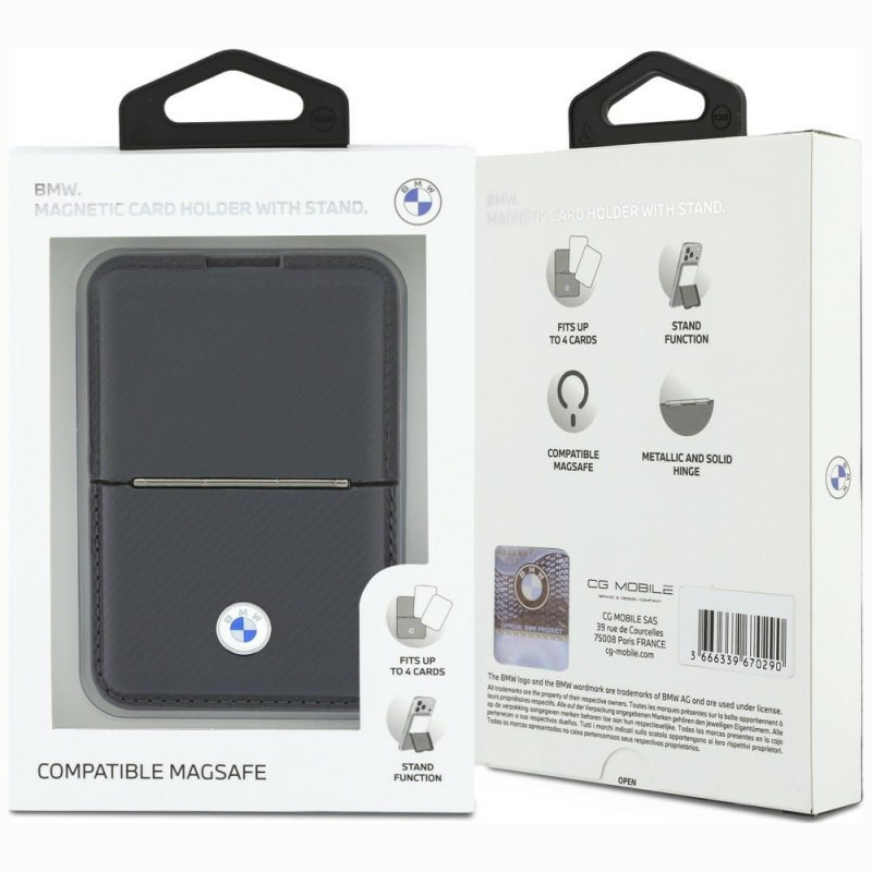 BMW Carbon Metal Logos MagSafe rahakott, antratsiithall