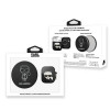 Karl Lagerfeld Ikonik silikoonkate AirPods 1/2 jaoks koos 2000 mAh akupangaga, must