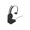 Jabra Evolve3 65 MS Mono peakomplekt, Link 390c, laadimisalus, must (36599-899-889)