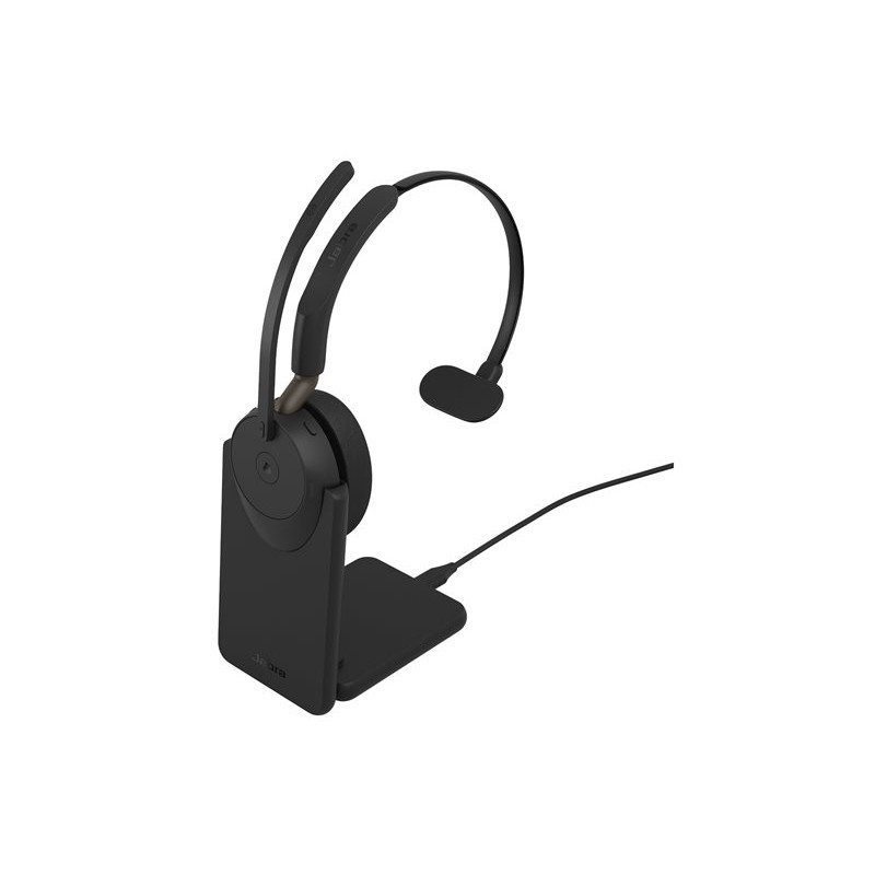 Jabra Evolve3 65 MS Mono peakomplekt, Link 390c, laadimisalus, must (36599-899-889)