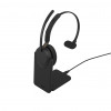 Jabra Evolve3 65 UC mono peakomplekt, Link 390c, laadimisalus, must (36599-889-889)