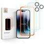 Tech-Protect Supreme Set karastatud klaas Apple iPhone 16 Pro Max jaoks, läbipaistev (3 tk)