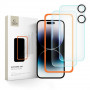 Tech-Protect Supreme Set karastatud klaas Apple iPhone 16 jaoks, läbipaistev (3 tk)