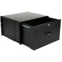 Lanview RAD115BL karbitarvik, 6U, 19-tolline, ovaalne, 482 mm, 50 kg, must