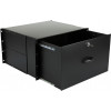 Lanview RAD115BL karbitarvik, 6U, 19-tolline, ovaalne, 482 mm, 50 kg, must