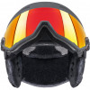 UVEX Wanted Visor suusakiiver, 58-61 cm (L), must