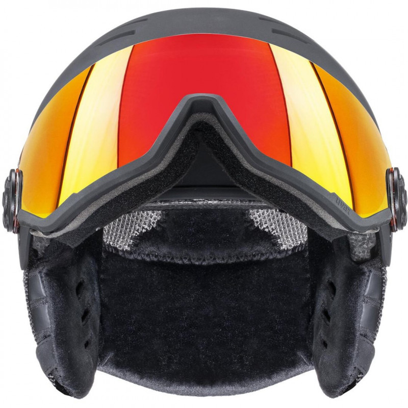 UVEX Wanted Visor suusakiiver, 58-61 cm (L), must