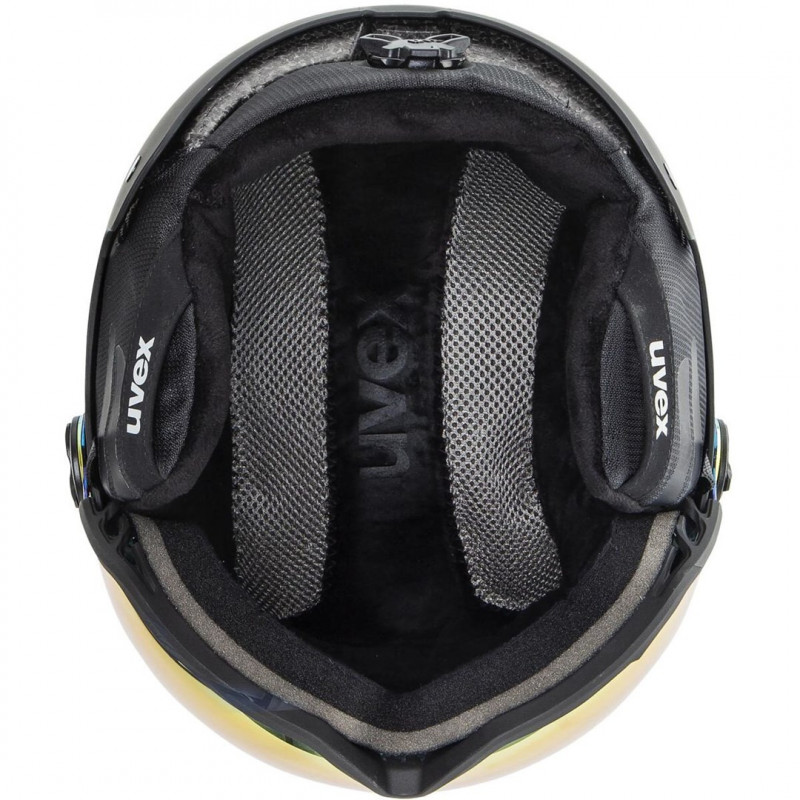 UVEX Wanted Visor suusakiiver, 58-61 cm (L), must