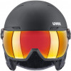 UVEX Wanted Visor suusakiiver, 58-61 cm (L), must