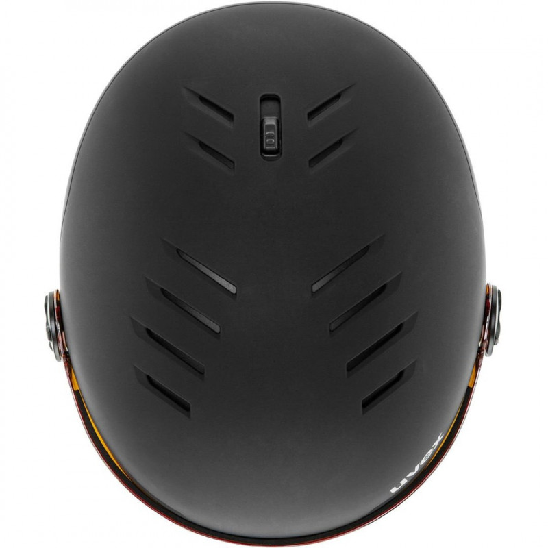 UVEX Wanted Visor suusakiiver, 58-61 cm (L), must