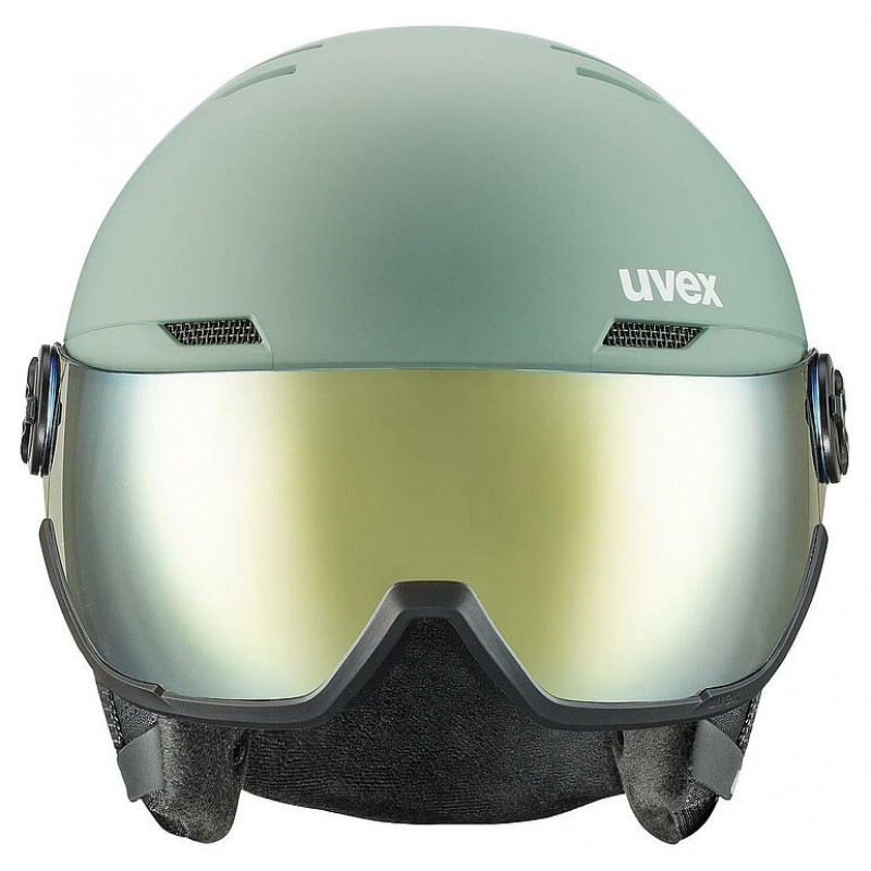 UVEX Wanted Visor suusakiiver, 58-61 cm (L), roheline
