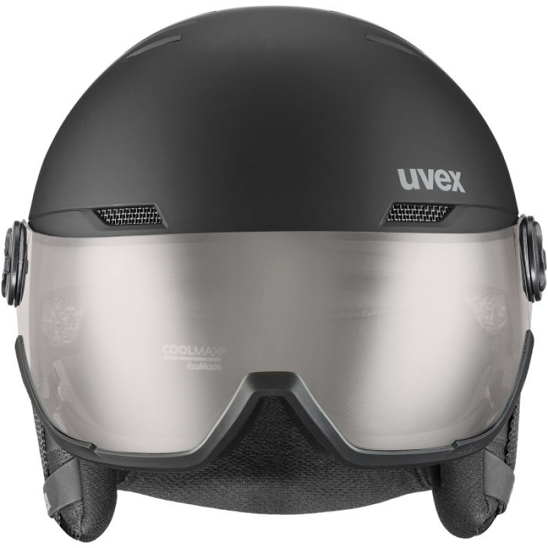 UVEX Wanted Visor pro V suusakiiver, must matt