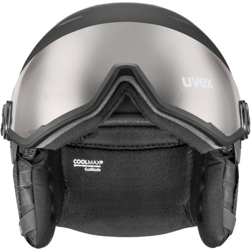 UVEX Wanted Visor pro V suusakiiver, must matt