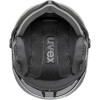 UVEX Wanted Visor pro V suusakiiver, must matt