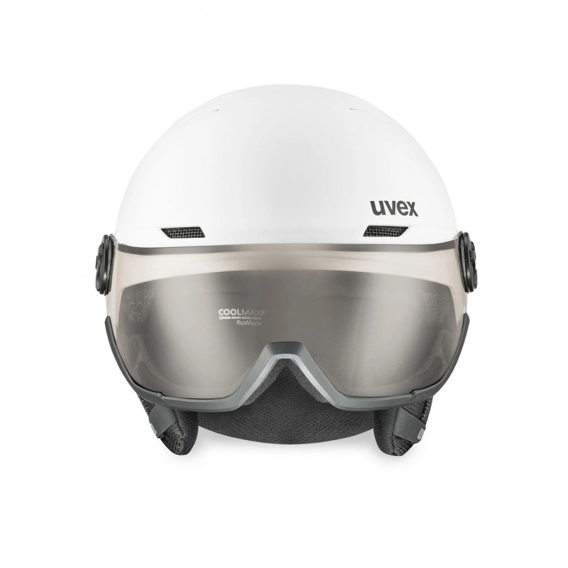 UVEX Wanted Visor pro V suusakiiver, valge matt