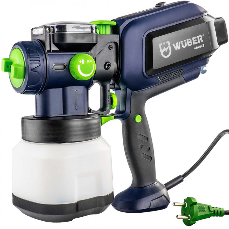 Wuber W02003 värvipihustuspüstol, 550 W