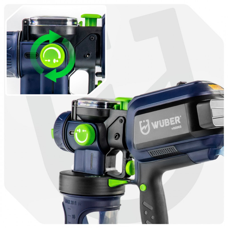 Wuber W02003 värvipihustuspüstol, 550 W