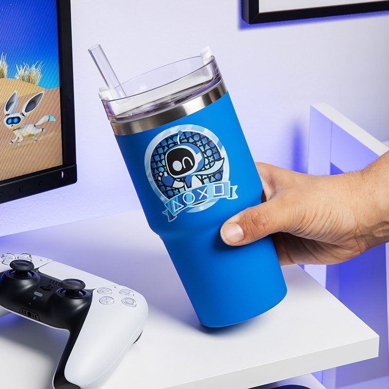 Paladone PP15504AB Astro Bot reisitass, 600 ml, sinine