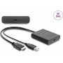 Delock 64383 adapter HDMI pistik USB Type-C pesa (DP Alt Mode), 8K HDR