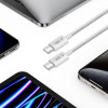 Tech-Protect Ultraboost Lite USB-C / USB-C kaabel PD60W/3A 200 cm, Cool Grey
