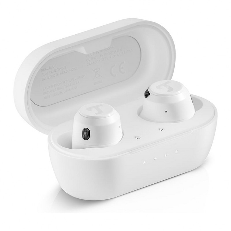 Teufel REAL BLUE TWS 3 täisjuhtmeta kõrvasisesed Bluetooth-kõrvaklapid, puhasvalge