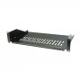 EFB Elektronik 691650TS.2A 19" 2U riiul, sügavus 300 mm, kandevõime 22 kg, RAL 9005, must