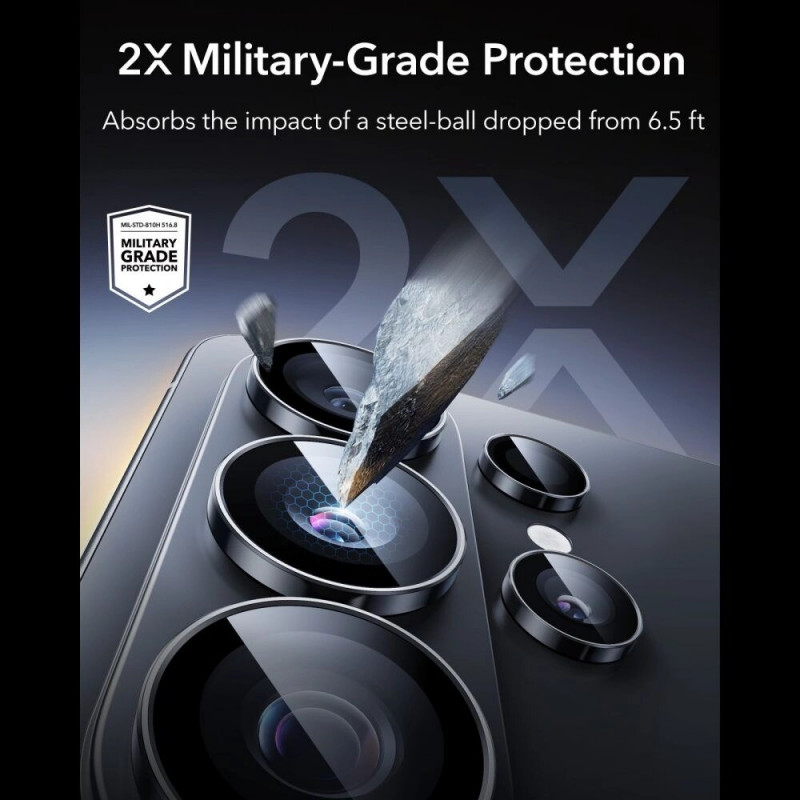 ESR Armorite kaamerakaitse Samsung Galaxy S26 Ultra jaoks, must