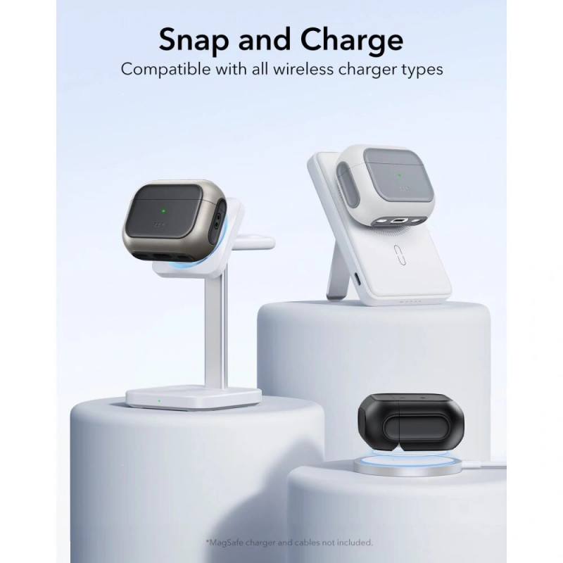 ESR Orbit HaloLock MagSafe ümbris Apple AirPods Pro 3-le, valge