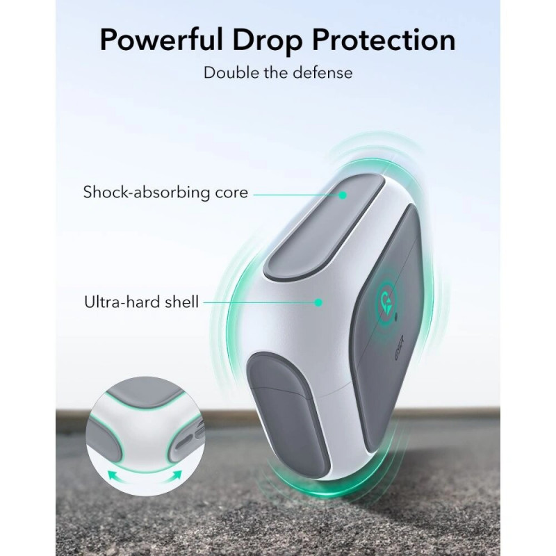 ESR Orbit HaloLock MagSafe ümbris Apple AirPods Pro 3-le, valge