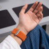 Tech-Protect Nylonloop Apple Watch 8 / 9 / 10 / 11 / 12 / SE / Ultra 44/45/46/49 mm kellarihm, oranž