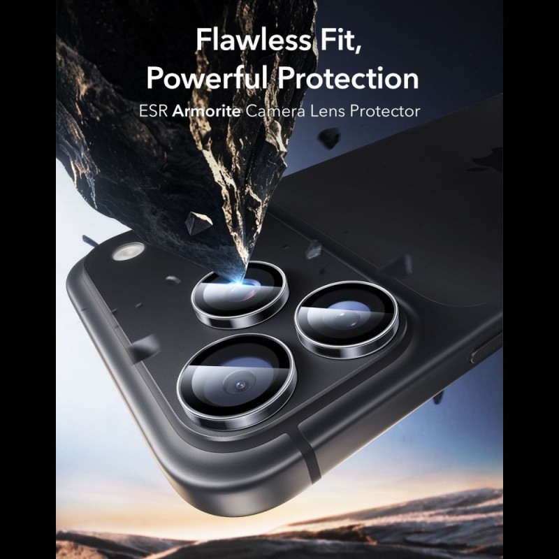 ESR Armorite kaamerakaitse Apple iPhone 18 Pro / 18 Pro Max jaoks, läbipaistev, 1D99500202