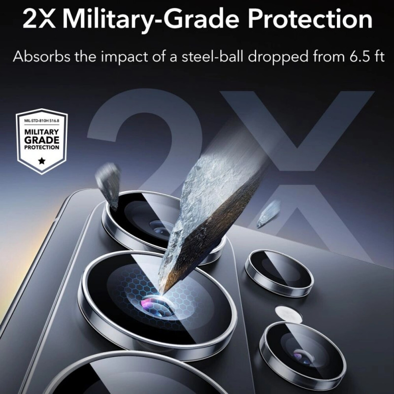 ESR Armorite kaamerakaitse Samsung Galaxy S26 Ultra jaoks, läbipaistev