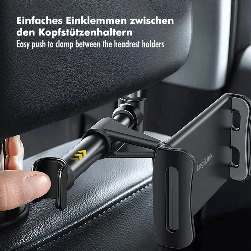 LogiLink AA0200 nutitelefoni ja tahvelarvuti autohoidik tagumisele istmele, 4.7-15