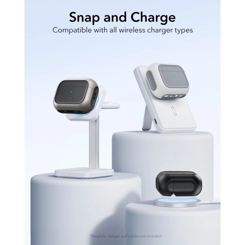 ESR Orbit HaloLock MagSafe ümbris Apple AirPods Pro 3-le, must