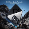 ESR Classic Hybrid MagSafe ümbris karastatud klaasiga Apple iPhone 17-le, läbipaistev/must