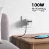 LogiLink CU0462 USB 2.0 Type-C kaabel, C/M 90° kuni C/M 90°, 480 Mbps, 100 W, metall, hõbedane/must, 2 m