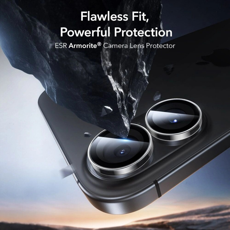 ESR Armorite kaamerakaitse Apple iPhone 16 / 16 Plus / 17 jaoks, läbipaistev (ESR930)