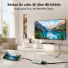 LogiLink CUA0115 USB 3.2 Gen1 Type-C adapter, C/M – HDMI-A/F, 4K/60 Hz, metall, must/hõbedane, 0,15 m
