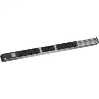 Bachmann BlueNet BN0500 toitejaotusseade, 230 V AC, 20 väljundit (16x IEC 60320 C13, 4x CEE 7/3), 3 m
