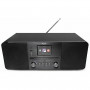 Xoro HMT 620 kõik-ühes stereo internetiraadio CD-mängijaga, DAB+, FM, Spotify, Bluetooth, must (SAT100373)