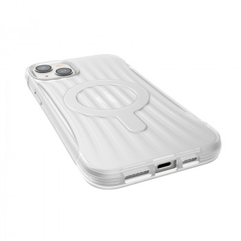 X-Doria Raptic Clutch MagSafe kaitsekott Apple iPhone 14 Plus / 15 Plus, läbipaistev