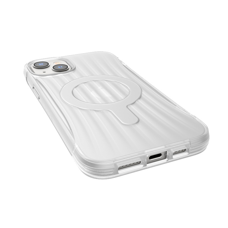 X-Doria Raptic Clutch MagSafe kaitsekott Apple iPhone 14 Plus / 15 Plus, läbipaistev