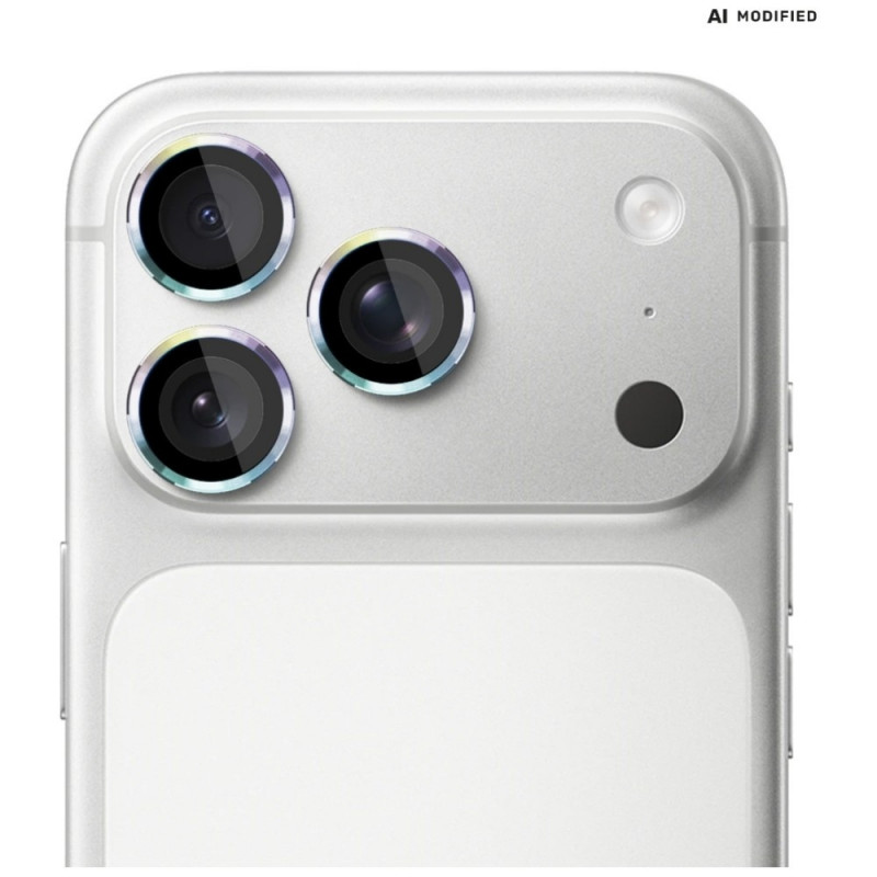 3MK Lens Protection Pro kaamerakaitse Apple iPhone 18 Pro / 18 Pro Max jaoks, karastatud klaas, rainbow