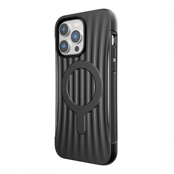 X-Doria Raptic Clutch MagSafe ümbris XDR224 Apple iPhone 14 Pro Max jaoks, must