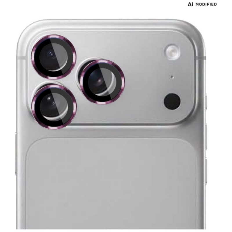 3MK Lens Protection Pro Apple iPhone 18 Pro / 18 Pro Max kaamera objektiivi kaitse, karastatud klaas, Burgundy