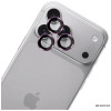 3MK Lens Protection Pro Apple iPhone 18 Pro / 18 Pro Max kaamera objektiivi kaitse, karastatud klaas, Burgundy