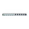 EFB Elektronik SB-FP-6SC-S-OM4 rack-mount valguskaabli esipaneel, 1U, hall, metall, 432 mm
