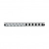 EFB Elektronik SB-FP-6SC-S-OM4 rack-mount valguskaabli esipaneel, 1U, hall, metall, 432 mm