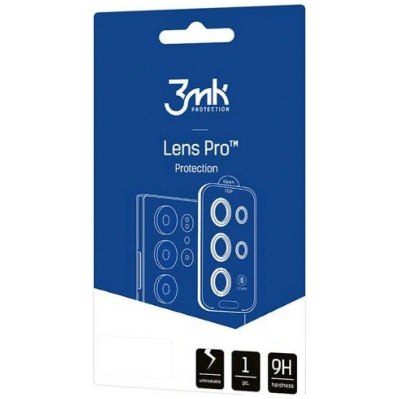 3MK Lens Protection Pro Samsung Galaxy Z Flip 8 kaamera objektiivi kaitse, must