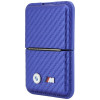 BMW M Carbon Metal Logos MagSafe rahakott, sinine